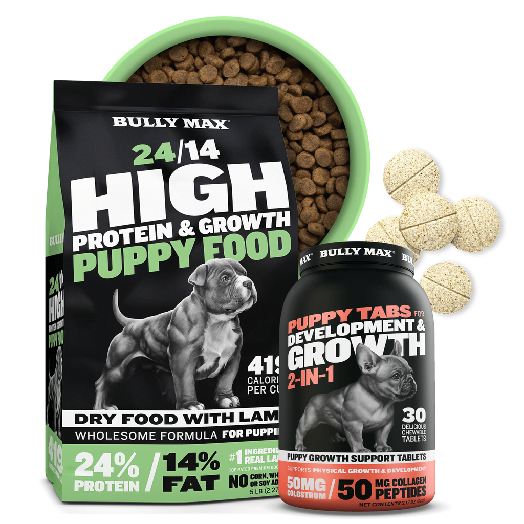 Bully Max Dry Puppy Food & Puppy Tabs Bundle