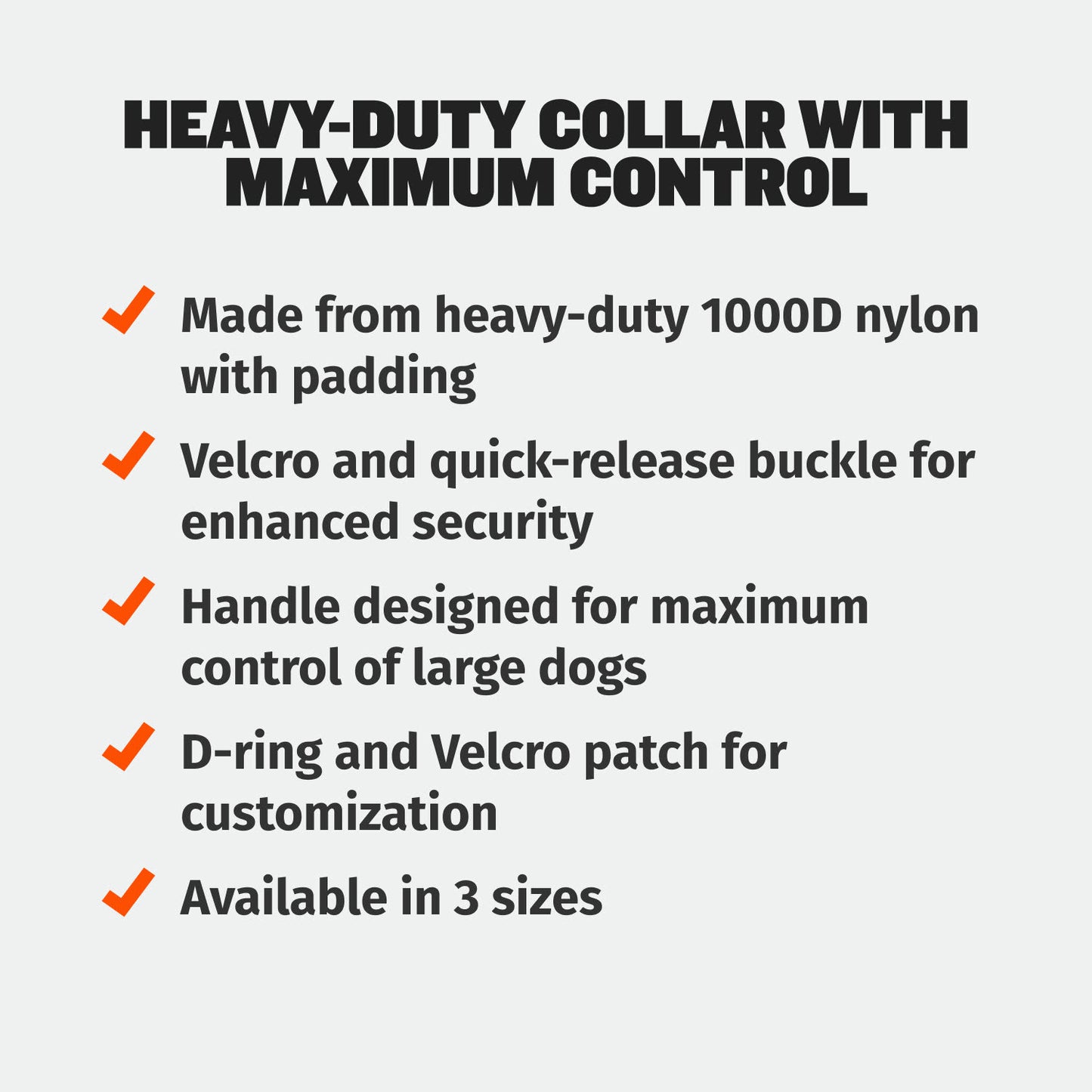 Tactical Dog Collars (Black)