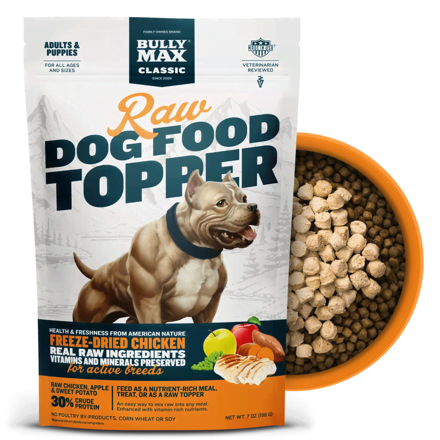 Freeze-Dried Raw Dog Food Toppers Chicken Flavor