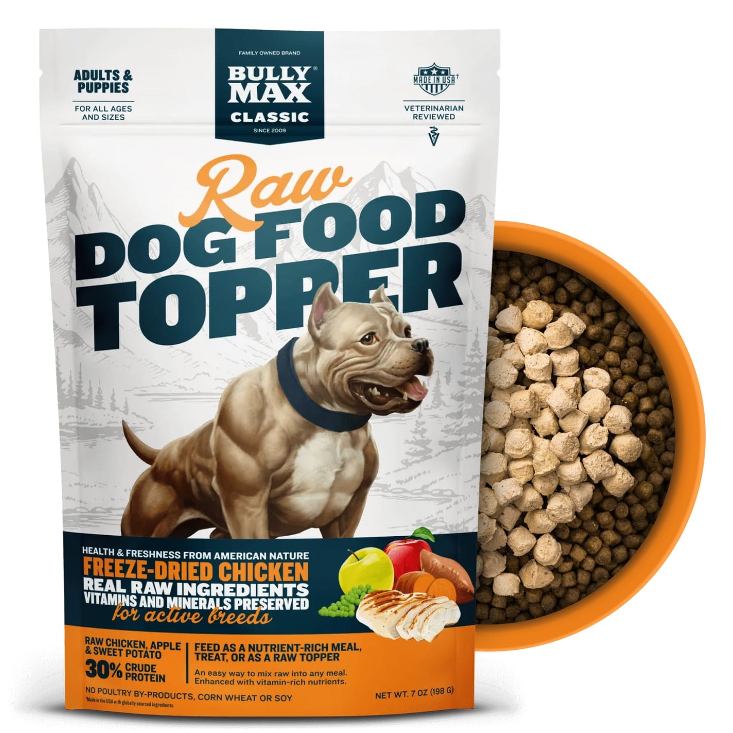 Freeze-Dried Raw Dog Food Toppers Chicken Flavor