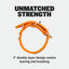 Extra Heavy Duty Dog Collar (Orange)