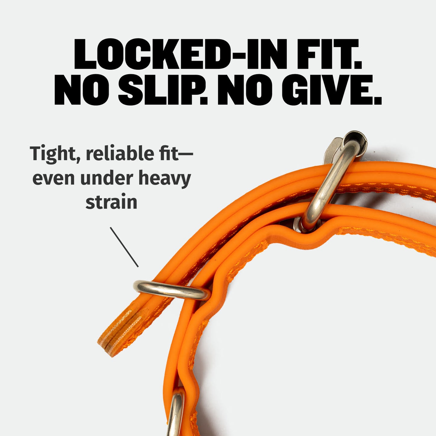 Extra Heavy Duty Dog Collar (Orange)