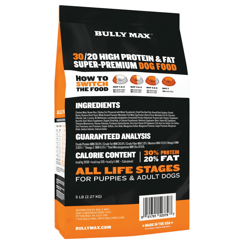 Bully Max High Protein Dog Food | Get 10% Off Premium Dog Nutrition ...