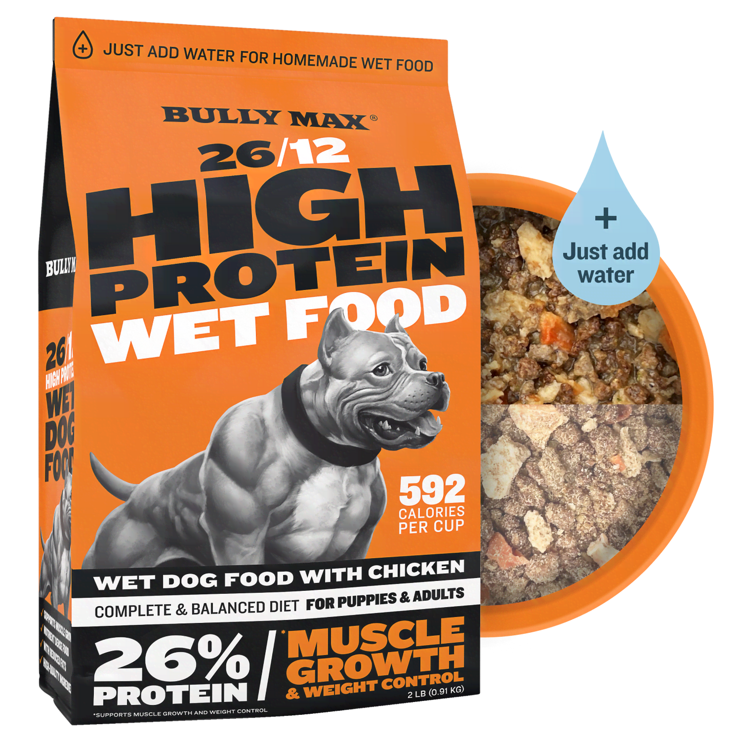 Bully Max 26/12 High Protein Wet Dog Food