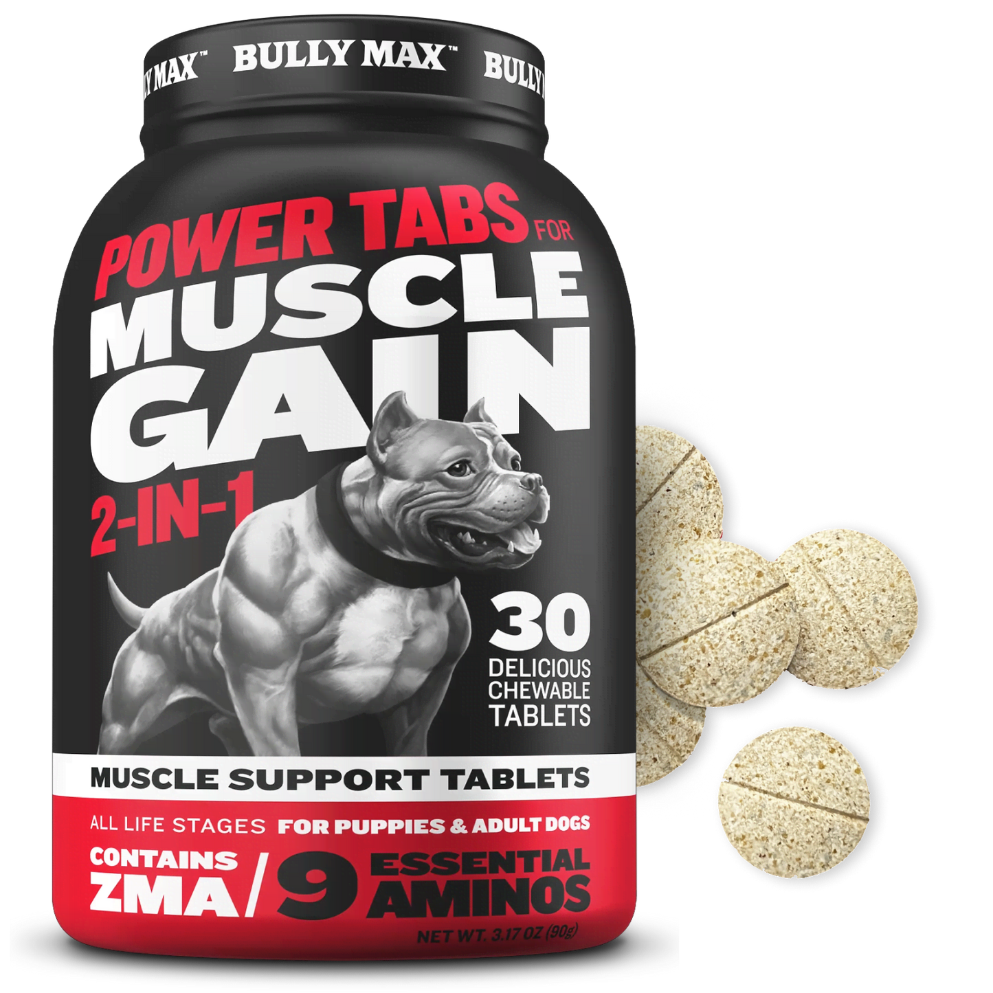 Bully Max Power Tabs for Muscle Gain