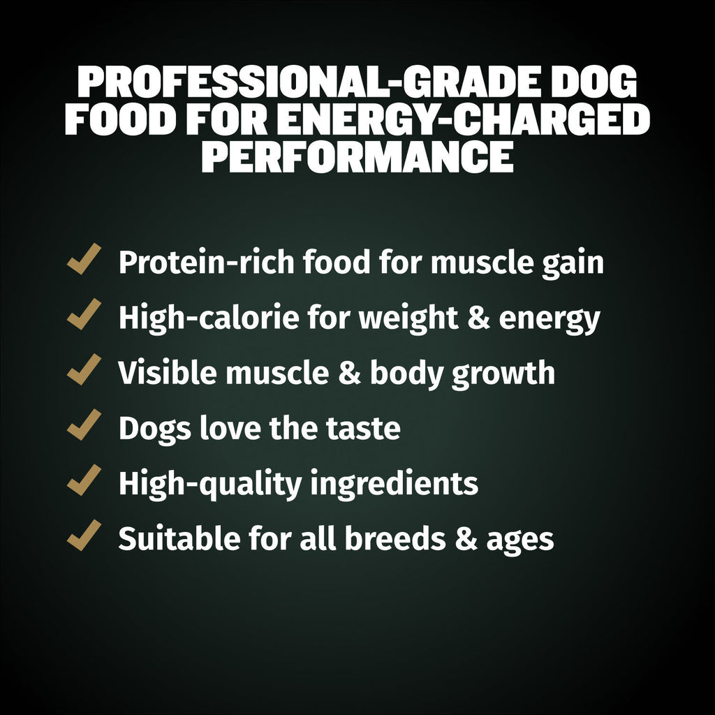 Curated visual reference: Picture Idea: Bully Max Pro Series 31 25 High Calorie Dog Food