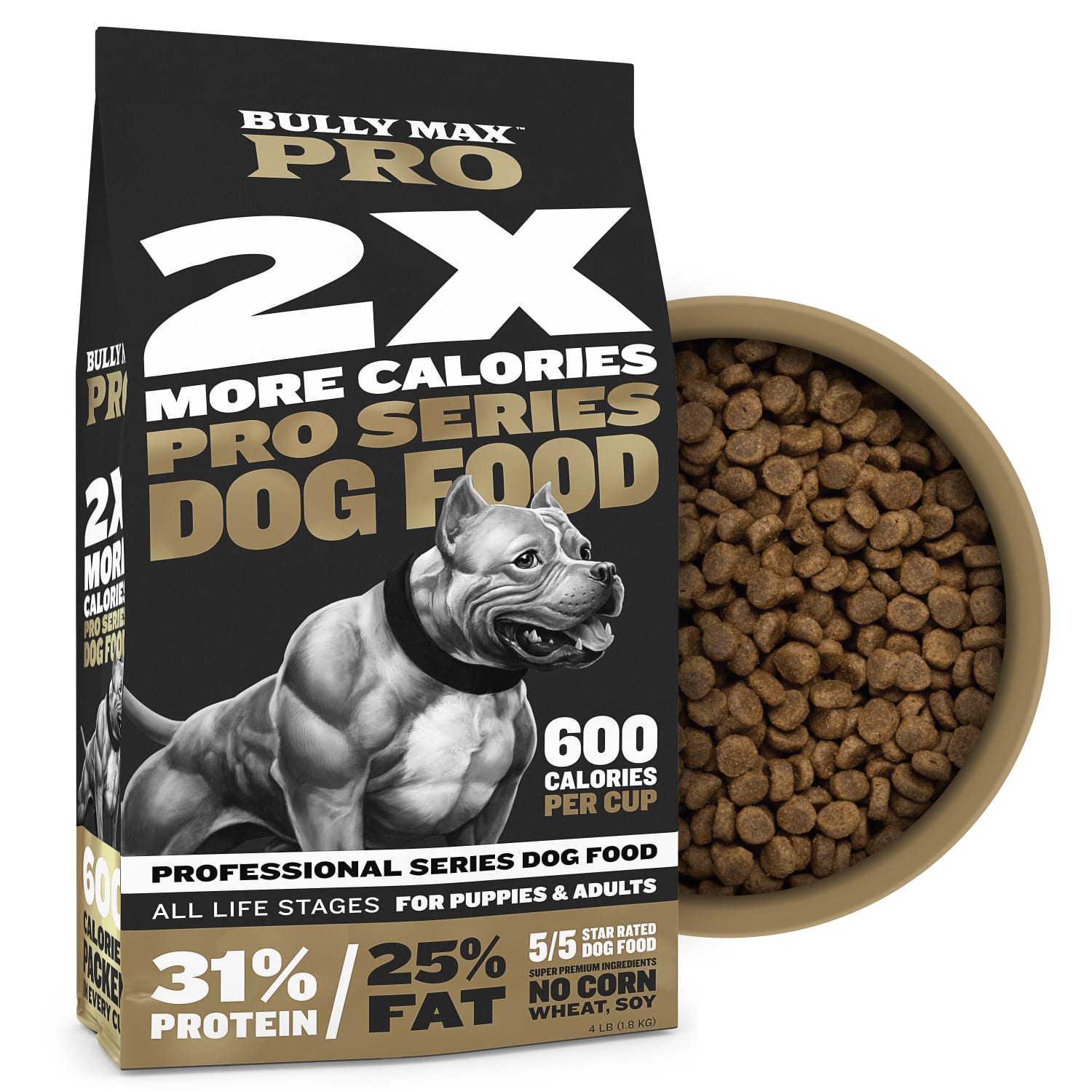 High-Quality Bully Max Dog Food Artwork Concept High-Quality Bully Max Dog Food Artwork Concept