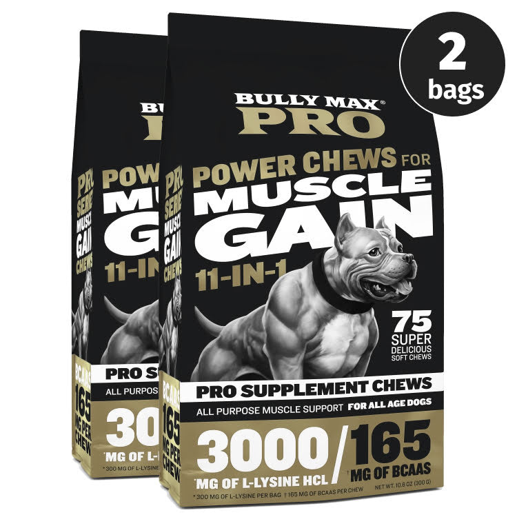 Bully Max Pro Series Power Chews for Muscle Gain