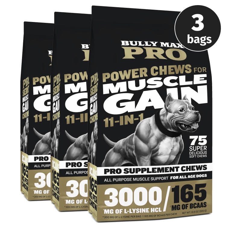 Bully Max Pro Series Power Chews for Muscle Gain