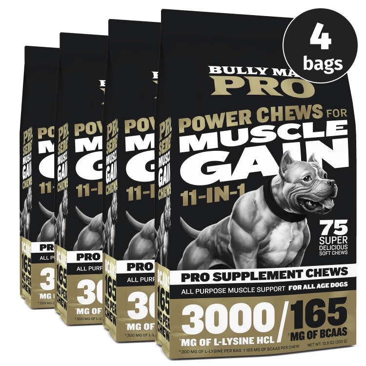 Bully Max Pro Series Power Chews for Muscle Gain