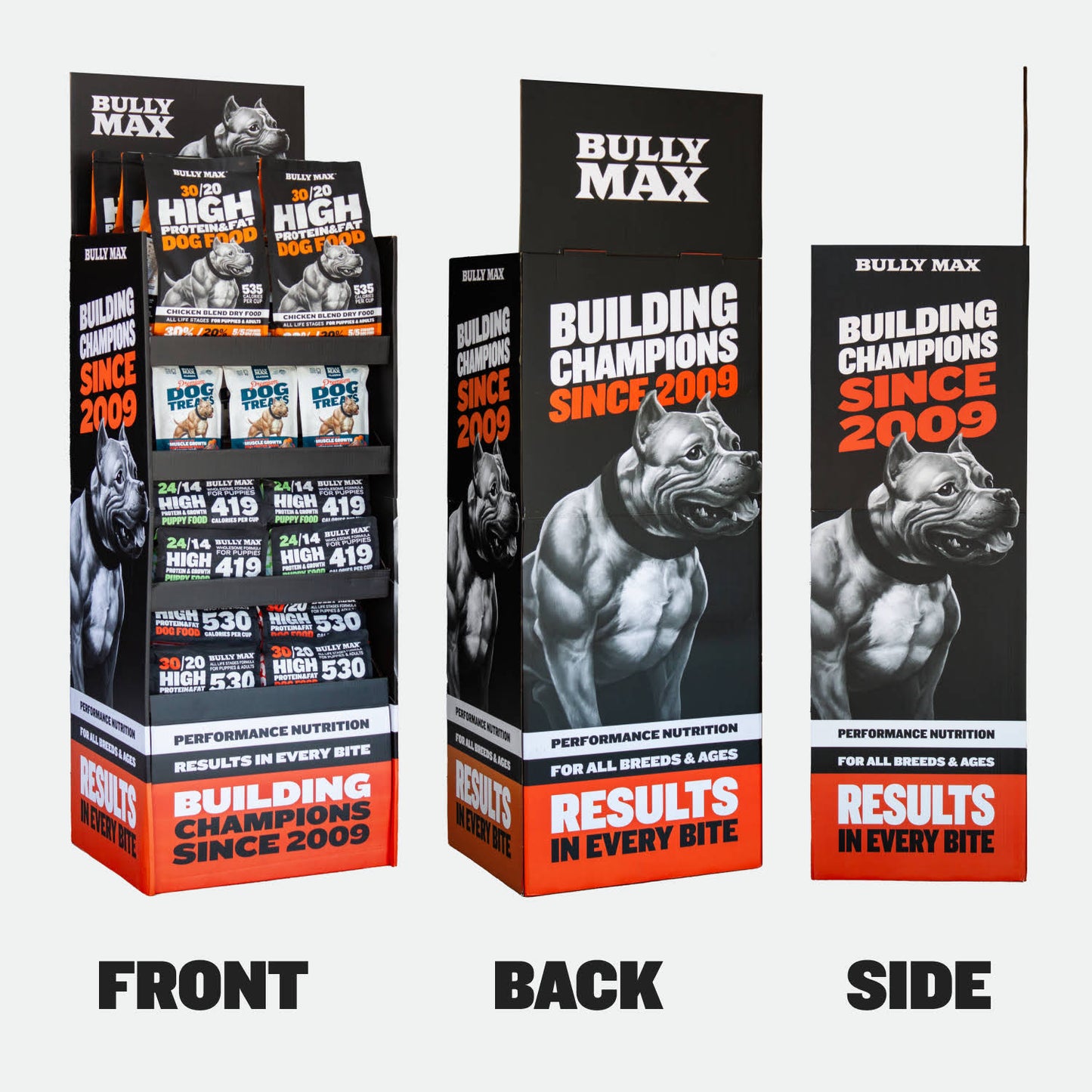 Bully Max Retail Stand-Up Display