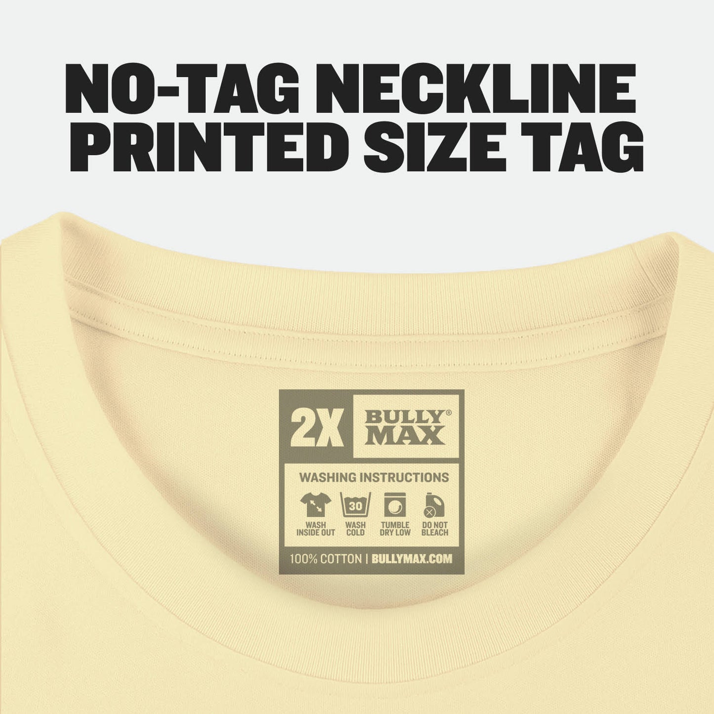 Bully Max USA Flag T-Shirt (Off White)