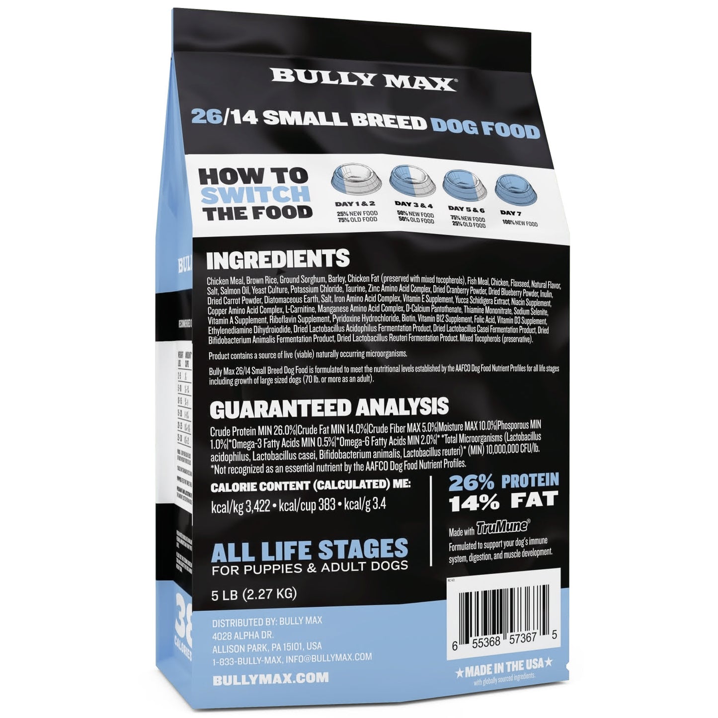 Bully Max 26/14 Small Breed Dog Food