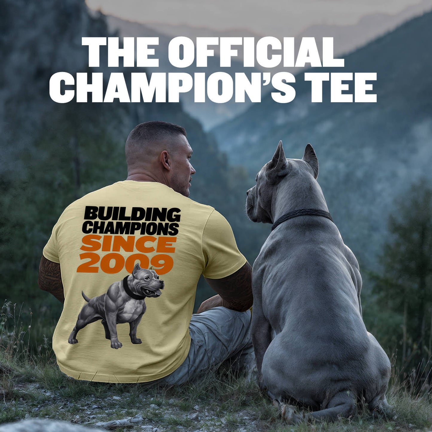 Bully Max Building Champions T-Shirt (Off White)