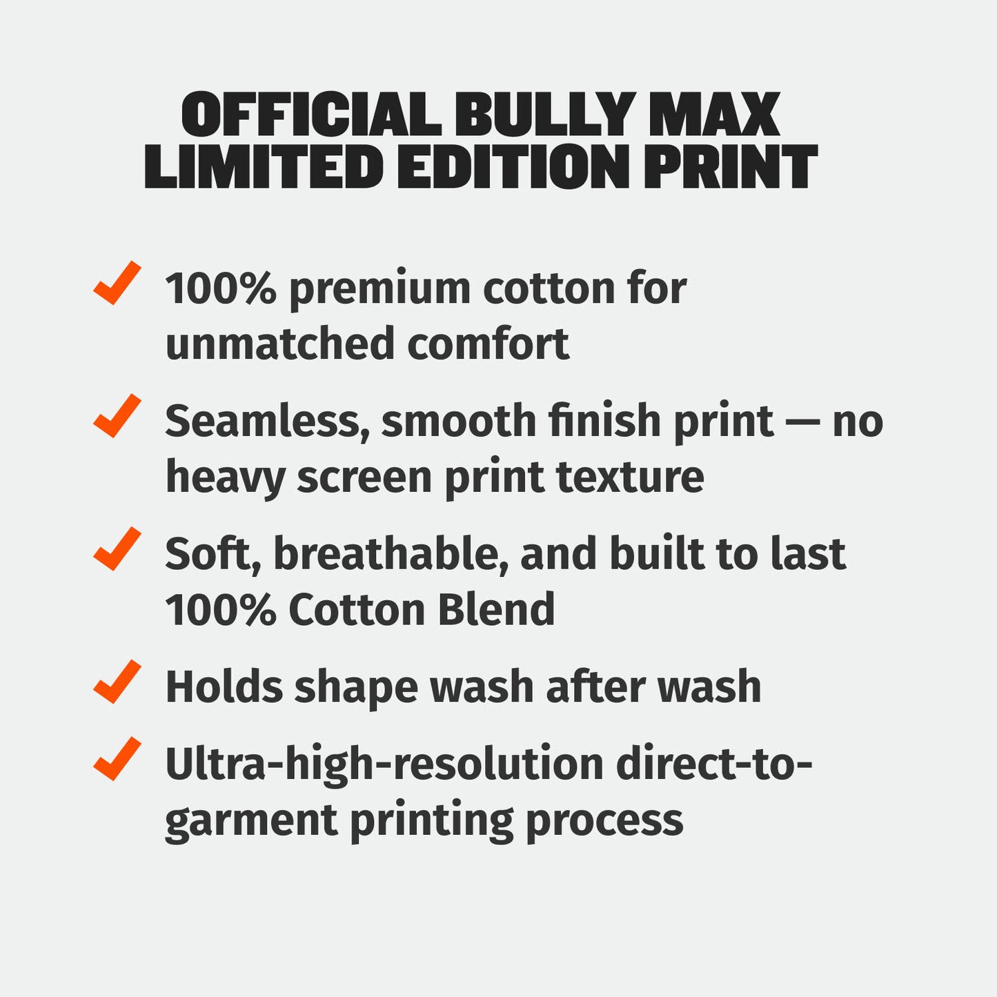 Bully Max Building Champions T-Shirt (Off White)