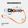 Waterproof Short Dog Leash (Orange)