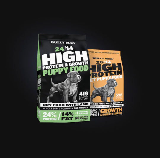 image of Bully Max puppy food collection