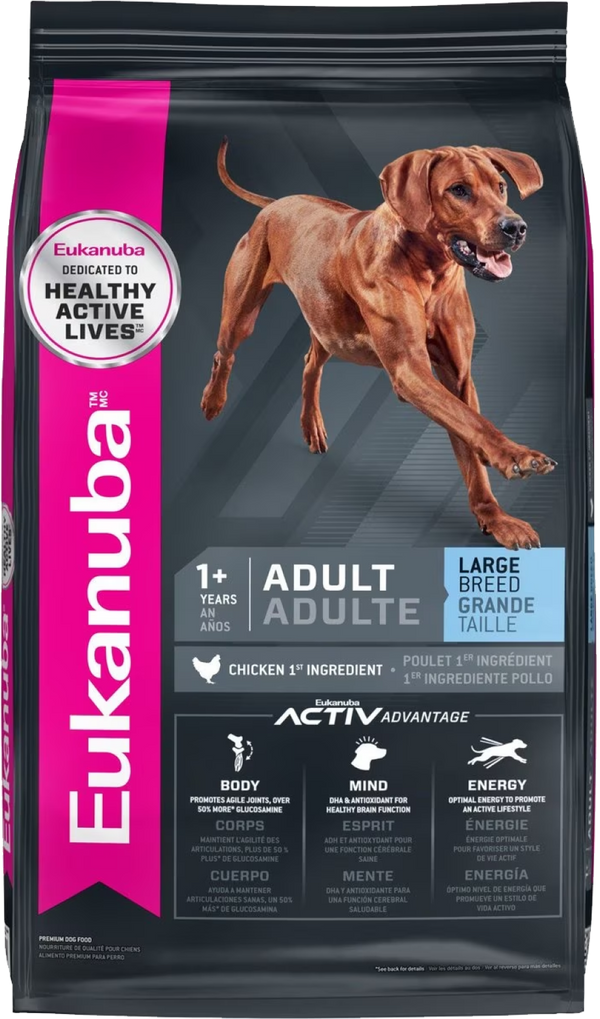 Eukanuba Adult Large Breed Dry Dog Food bag