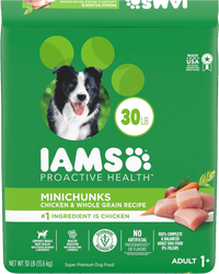 IAMS Adult Minichunks Dry Dog Food bag