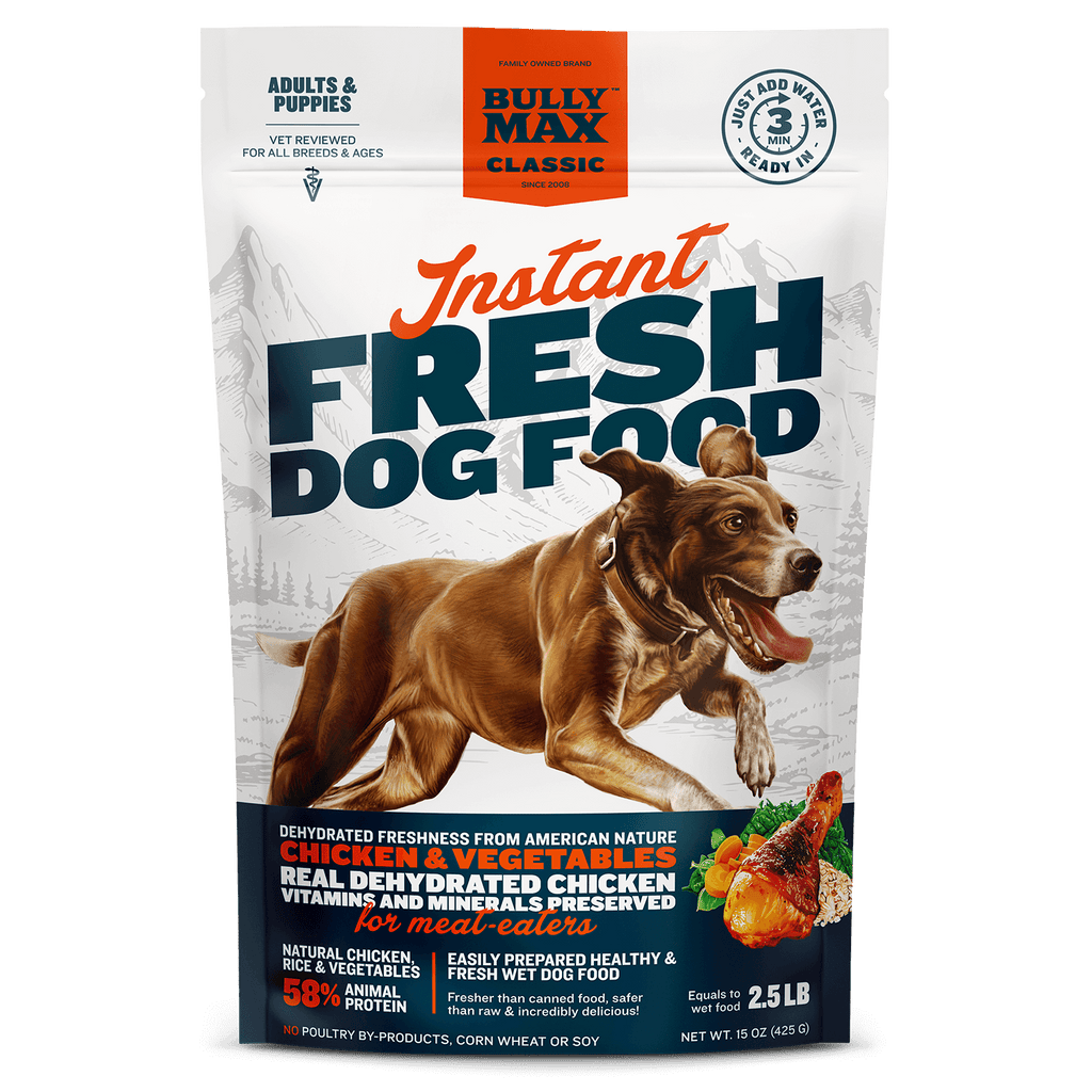 Bully Max Instant Fresh Dehydrated Raw Dog Food