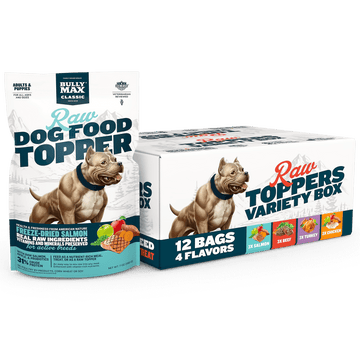 Bully Max Freeze-Dried Raw Topper 12ct Variety Pack Box