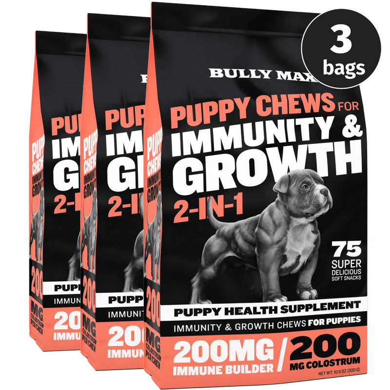 Bully Max Puppy Chews for Immunity & Growth